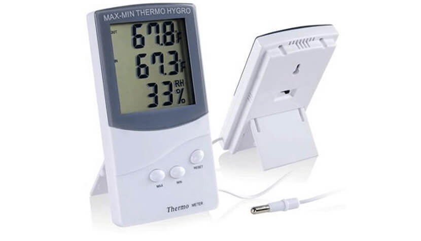 Hygrometer/Mini-Maxi Thermometer